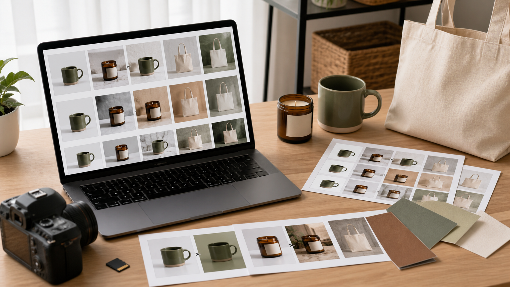 Small ecommerce seller workflow to change background in photo batches